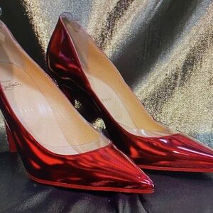 Aldo Shiny Red Heels